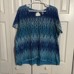 Blue Gradient Women's Top